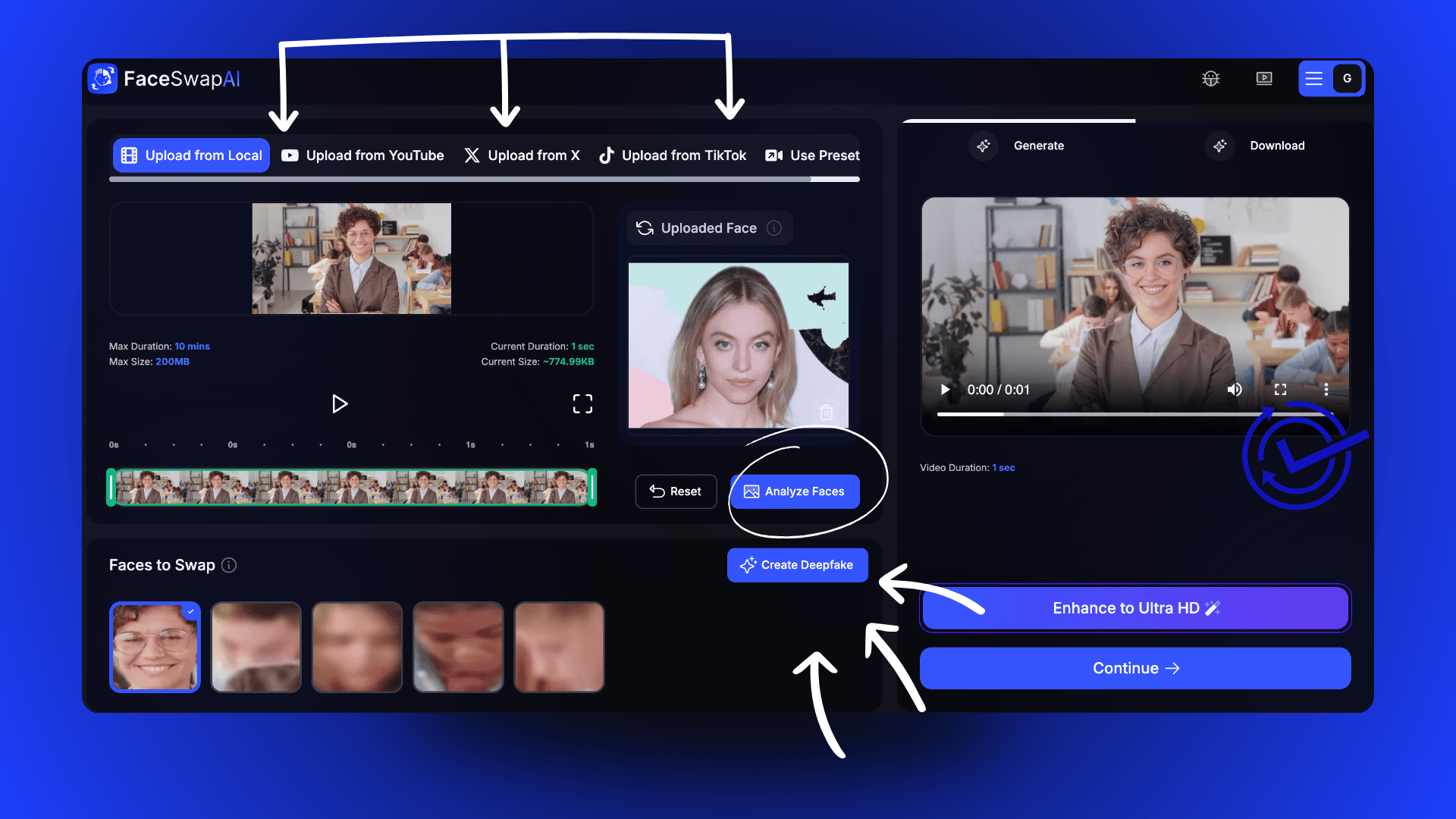 This is an online AI face-swapping tool that transforms your ideas into shareable, watchable moments with incredible ease.