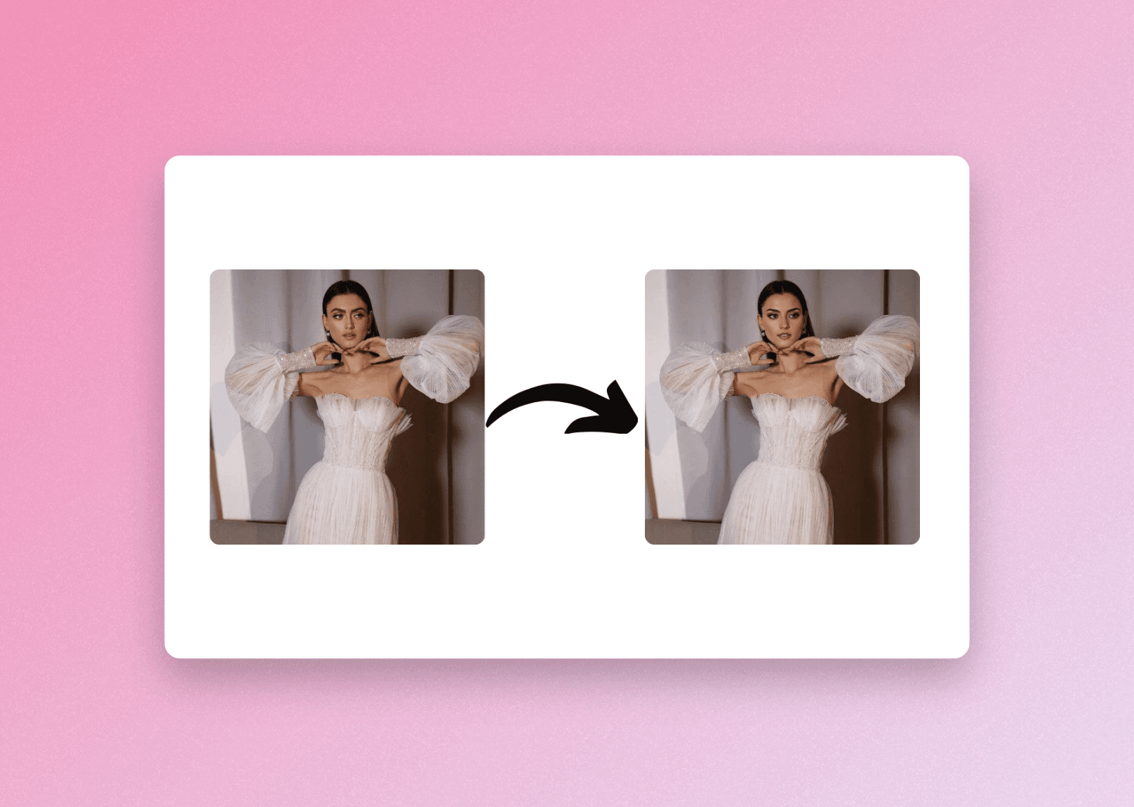 Discover your perfect bridal look in seconds!