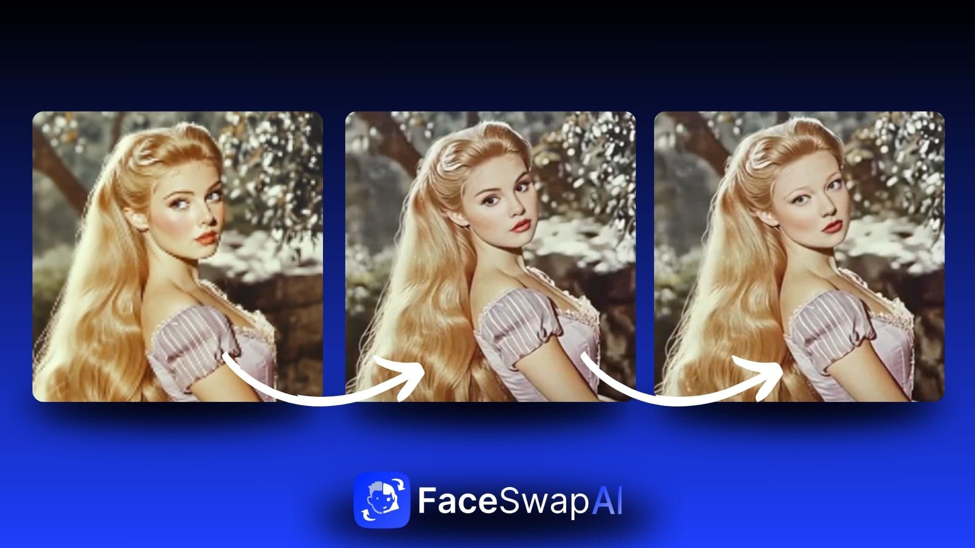 Use AI face swap technology to modernize or personalize classic fairytales.